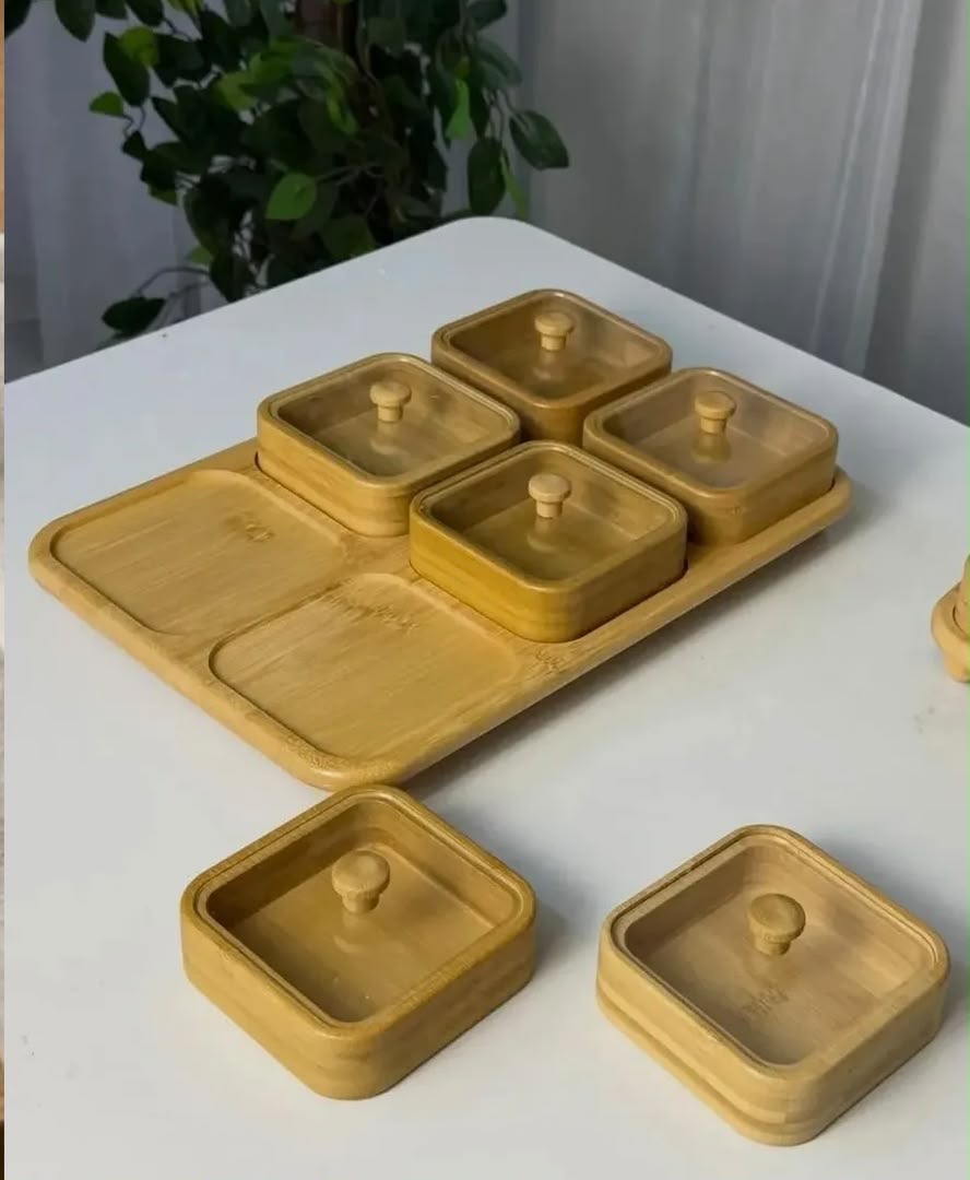 ست تنقلات خوری بامبو😍